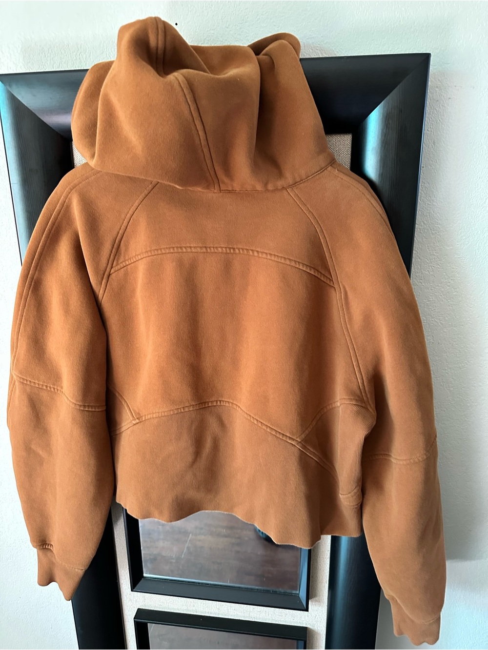lululemon athletica Rust Brown Half-Zip Hooded Pullover - Picture 2 of 7